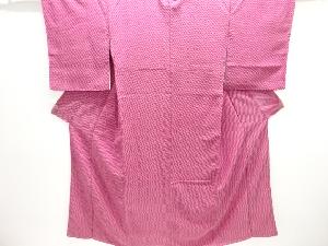 大正ロマン　疋田模様織り出しお召着物